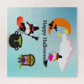 Halloween-Kinder Puzzle (Horizontal)