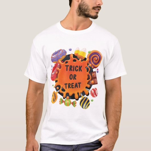 Halloween-Kinder T-Shirt (Vorderseite)