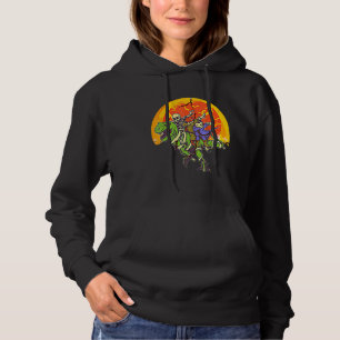 Halloween Kinder und Erwachsene Dinosaurier T Rex Hoodie