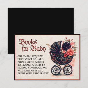 Halloween-Kinderbücher für Babydusche Begleitkarte