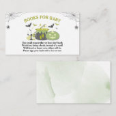 Halloween-Kinderduschbücher für Baby Begleitkarte (Vorne/Hinten)