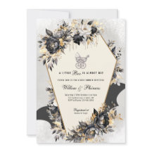 Halloween-Kinderdusche aus Schwarz und Gold