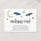 Halloween-Kinderdusche Begleitkarte (Vorderseite)