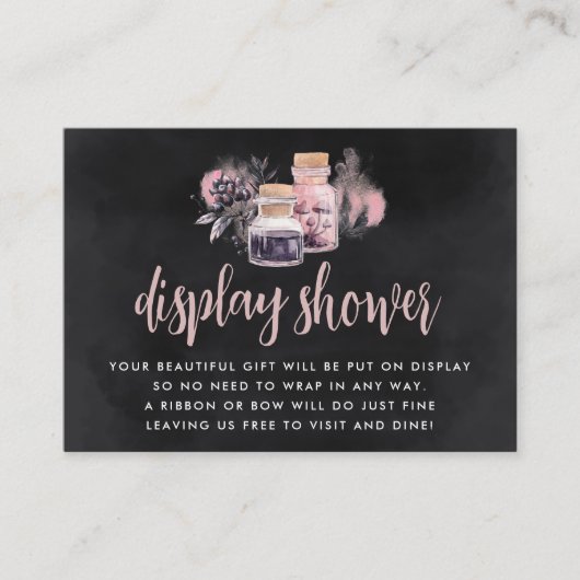 Halloween-Kinderdusche Begleitkarte (Vorderseite)