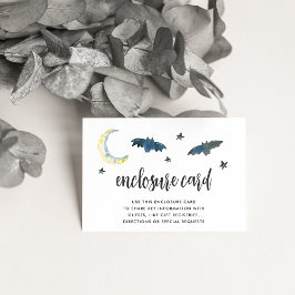 Halloween-Kinderdusche Begleitkarte