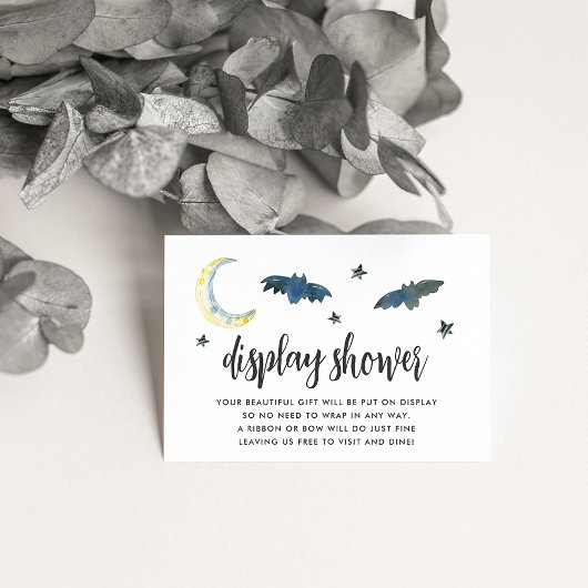 Halloween-Kinderdusche Begleitkarte