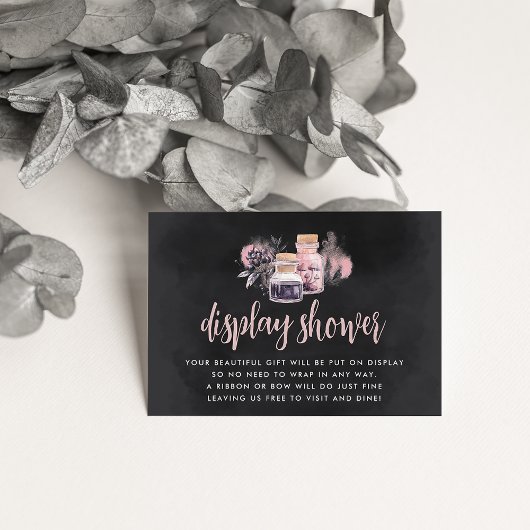 Halloween-Kinderdusche Begleitkarte