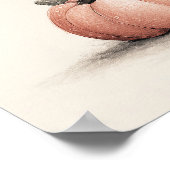 Halloween-Kinderdusche ein kleiner Boo ist willkom Poster (Ecke)