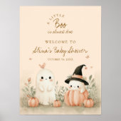 Halloween-Kinderdusche ein kleiner Boo ist willkom Poster (Vorne)