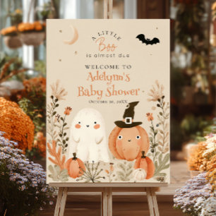 Halloween-Kinderdusche ein kleiner Boo ist willkom Poster