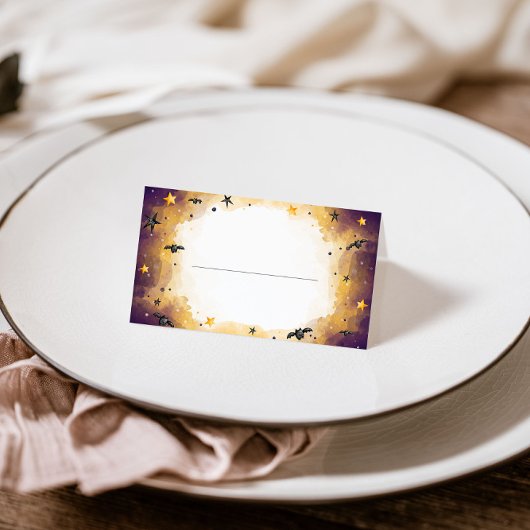 Halloween-Kinderdusche, eine kleine Boo-Babydusche Platzkarte