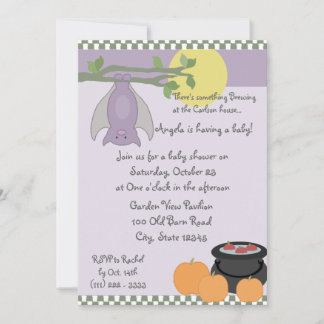Halloween-Kinderdusche Einladung