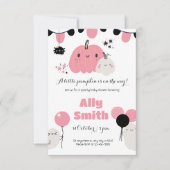 Halloween-Kinderdusche Einladung (Vorderseite)