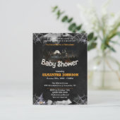 Halloween-Kinderdusche Einladung (Stehend Vorderseite)