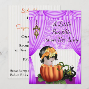 Halloween-Kinderdusche Einladung