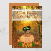 Halloween-Kinderdusche Einladung (Vorne/Hinten)