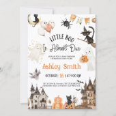 Halloween-Kinderdusche Einladung (Vorderseite)