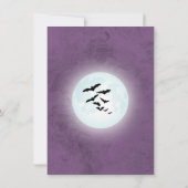 Halloween-Kinderdusche Einladung (Rückseite)