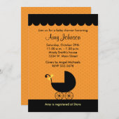 Halloween-Kinderdusche Einladungen (Vorne/Hinten)