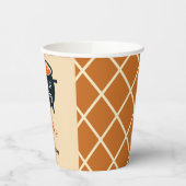 Halloween-Kinderdusche, Individuelle Name Pappbecher (Links)