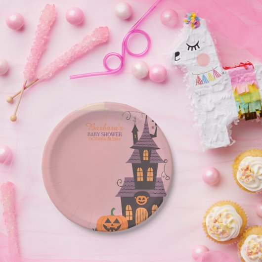 Halloween-Kinderdusche Pappteller (Party)