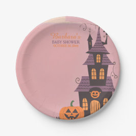 Halloween-Kinderdusche Pappteller