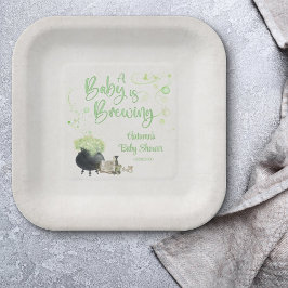 Halloween-Kinderdusche Pappteller