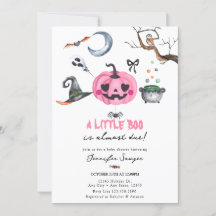 Halloween-Kinderdusche | Pink Pumpkin
