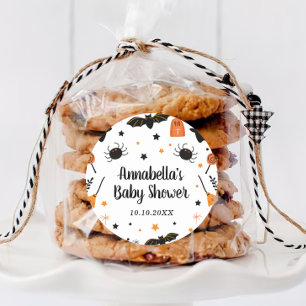 Halloween-Kinderdusche Runder Aufkleber