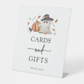 Halloween-Kinderdusche Sockelschild (Vorderseite)