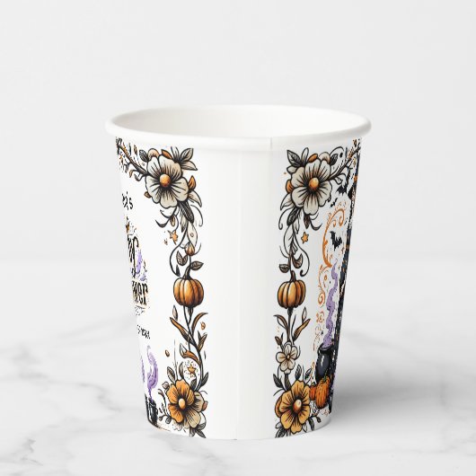 Halloween-Kinderdusche - Triplets brauen Pappbecher (Rechts)