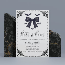 Halloween-Kinderdusche von Fledermäusen und Jungen Einladung