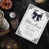 Halloween-Kinderdusche von Fledermäusen und Jungen Einladung