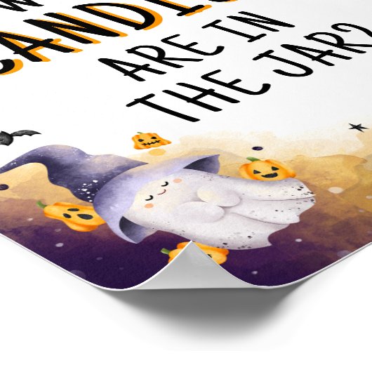 Halloween Kinderdusche Wie viele Kanadier Spielzei Poster (Ecke)