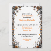 Halloween-Kinderdusche - Zwillinge brauen Einladung (Rückseite)