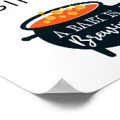 Halloween-Kinderduschkarten & Geschenkposter Poster (Ecke)