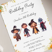 Halloween-Kindergeburtstag Einladung