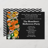 Halloween-Kinderkostüm-Party Einladung (Vorne/Hinten)