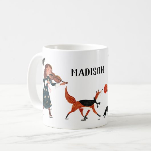 Halloween-Kinderkostümparade Kaffeetasse (Vorderseite Links)