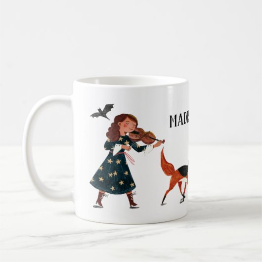 Halloween-Kinderkostümparade Kaffeetasse (Links)