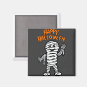 Halloween - Kindermumie Magnet (Vorderseite/Rückseite)