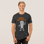 Halloween - Kindermumie Tri-Blend Shirt (Vorderseite voll)