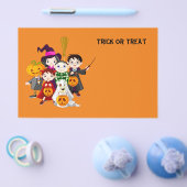 Halloween-Kindertrick oder -Behandlung Flyer (Einzeln)
