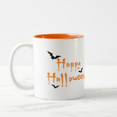 Halloween-Kindertrick oder -Behandlung Zweifarbige Tasse (Links)