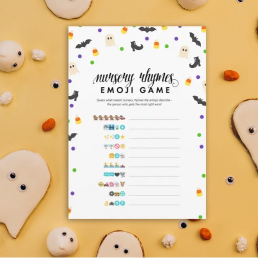 Halloween Kinderzimmer Rhyme Emoji Duschgame Programm