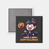 Halloween - Kindlicher Vampir Magnet (Vorderseite/Rückseite)