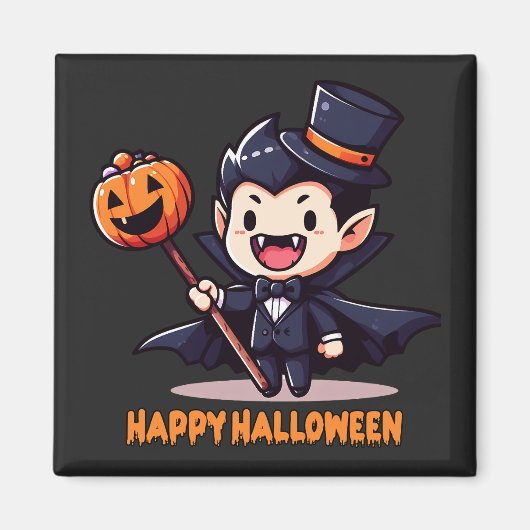 Halloween - Kindlicher Vampir Magnet (Vorne)