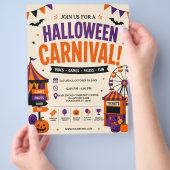 Halloween-Kirmesflyer Flyer (Hand)
