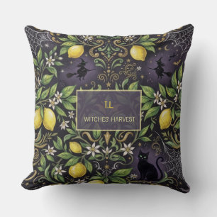 Halloween-Kissen Gothic Botanical Zitrone Kissen
