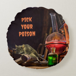 Halloween-Kissen, pick dein Gift Rundes Kissen